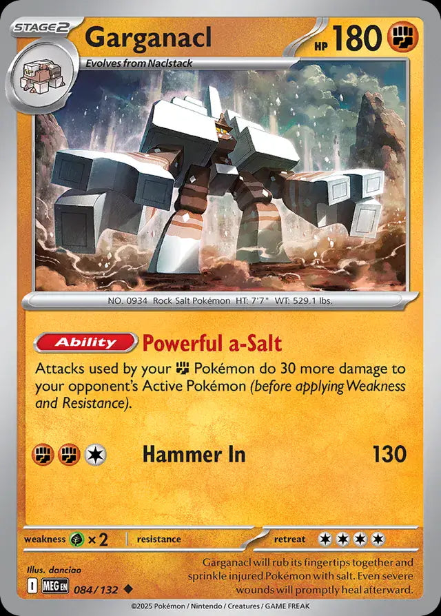 Mega Evolution Garganacl #084/132